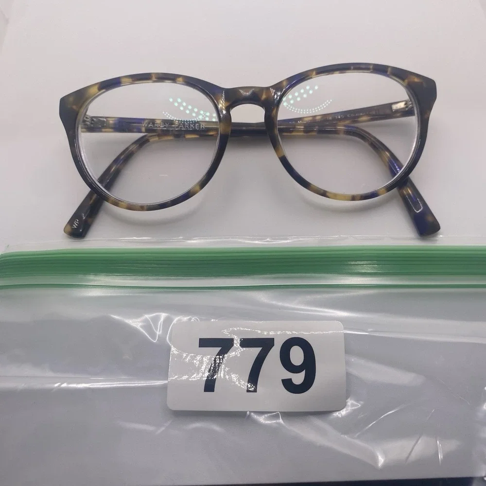 Warby Parker Eyeglasses Women FRAME ONLY Jane M 252 49-18-145 Tortoise 779